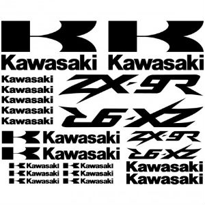 Kit stickers moto kawazaki ZX-9r