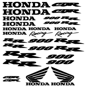 stickers kit moto honda